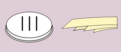 Form "pappardelle" 16 mm för CBF0003