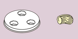 Form "gnocchi" ø 12 mm för CBF0003