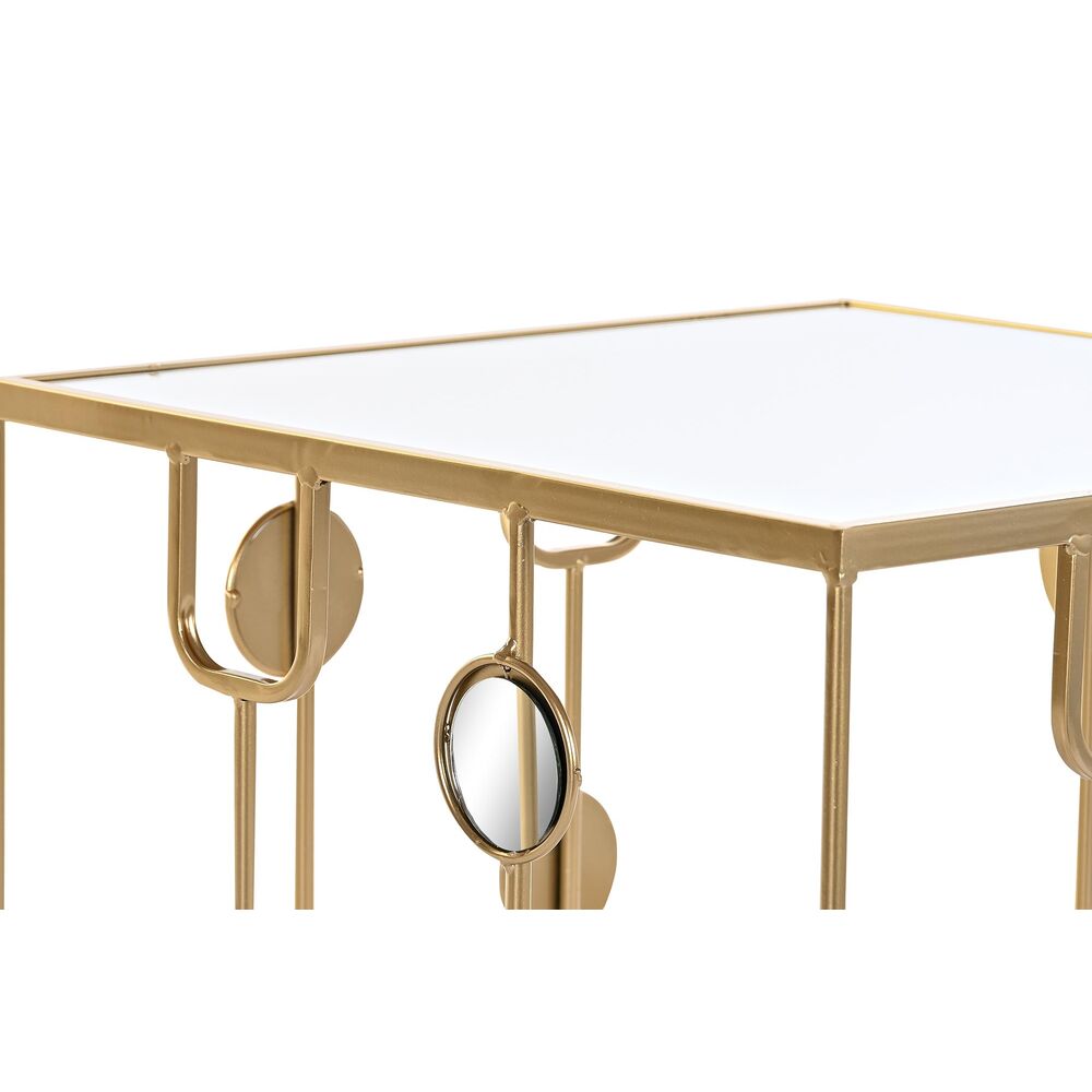 Set om 2 bord DKD Home Decor Gyllene 50 x 50 x 50 cm - 2