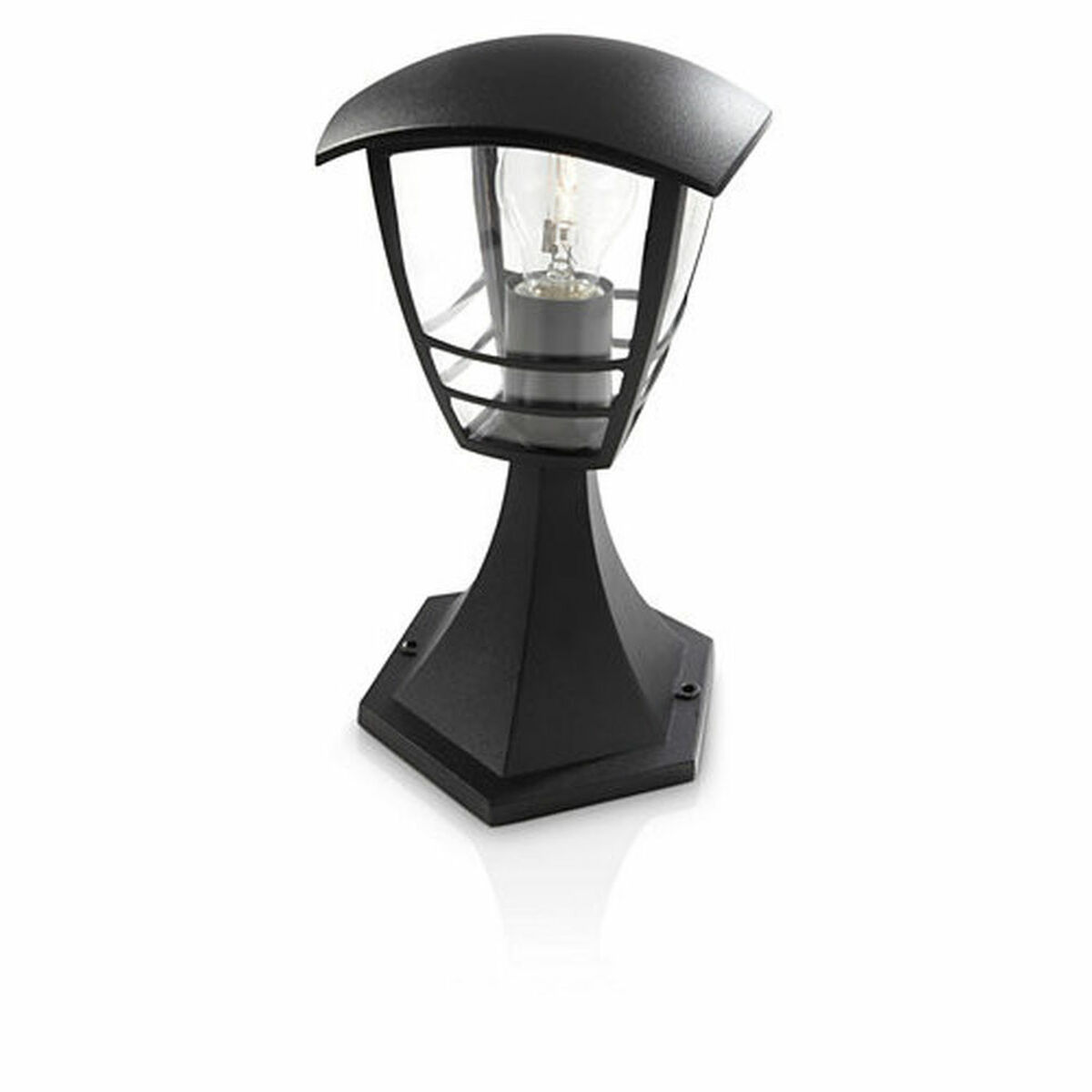 Vägglykta Philips 15382/30/16 Svart Aluminium E27 - 4