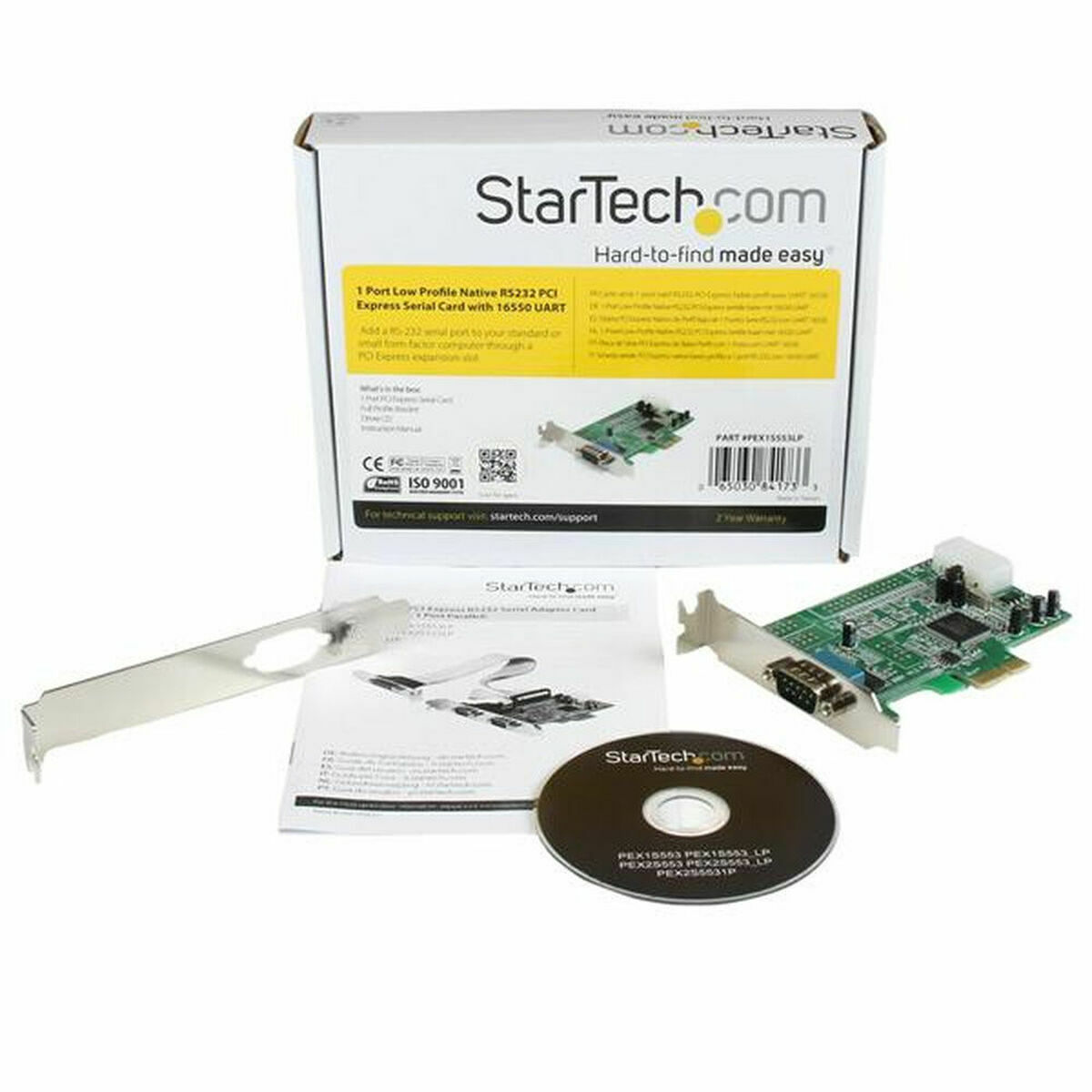 PCI Kort Startech PEX1S553LP - 4