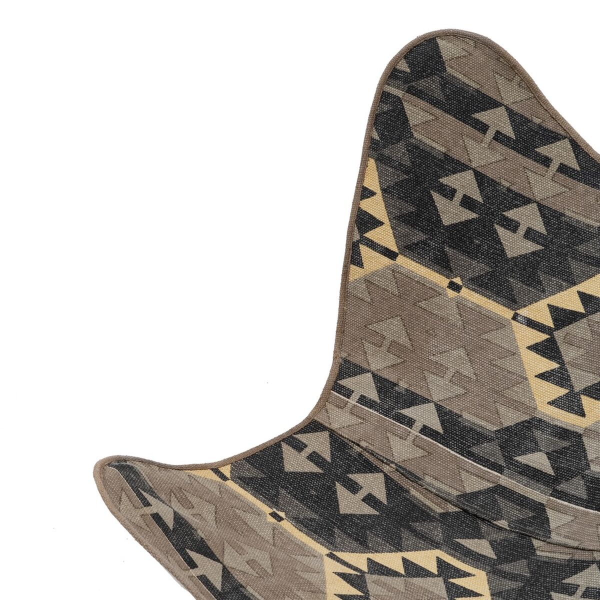 Fåtölj Svart Beige-brun (taupe) 75 x 75 x 95 cm - 7