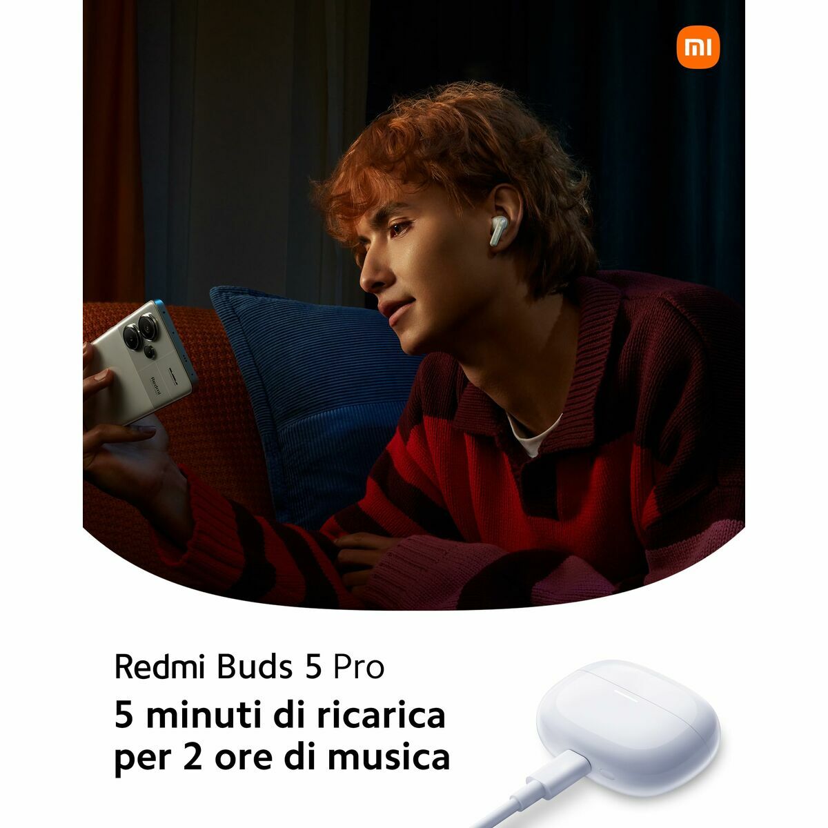 Hörlurar Xiaomi BHR7662GL Vit Svart - 3