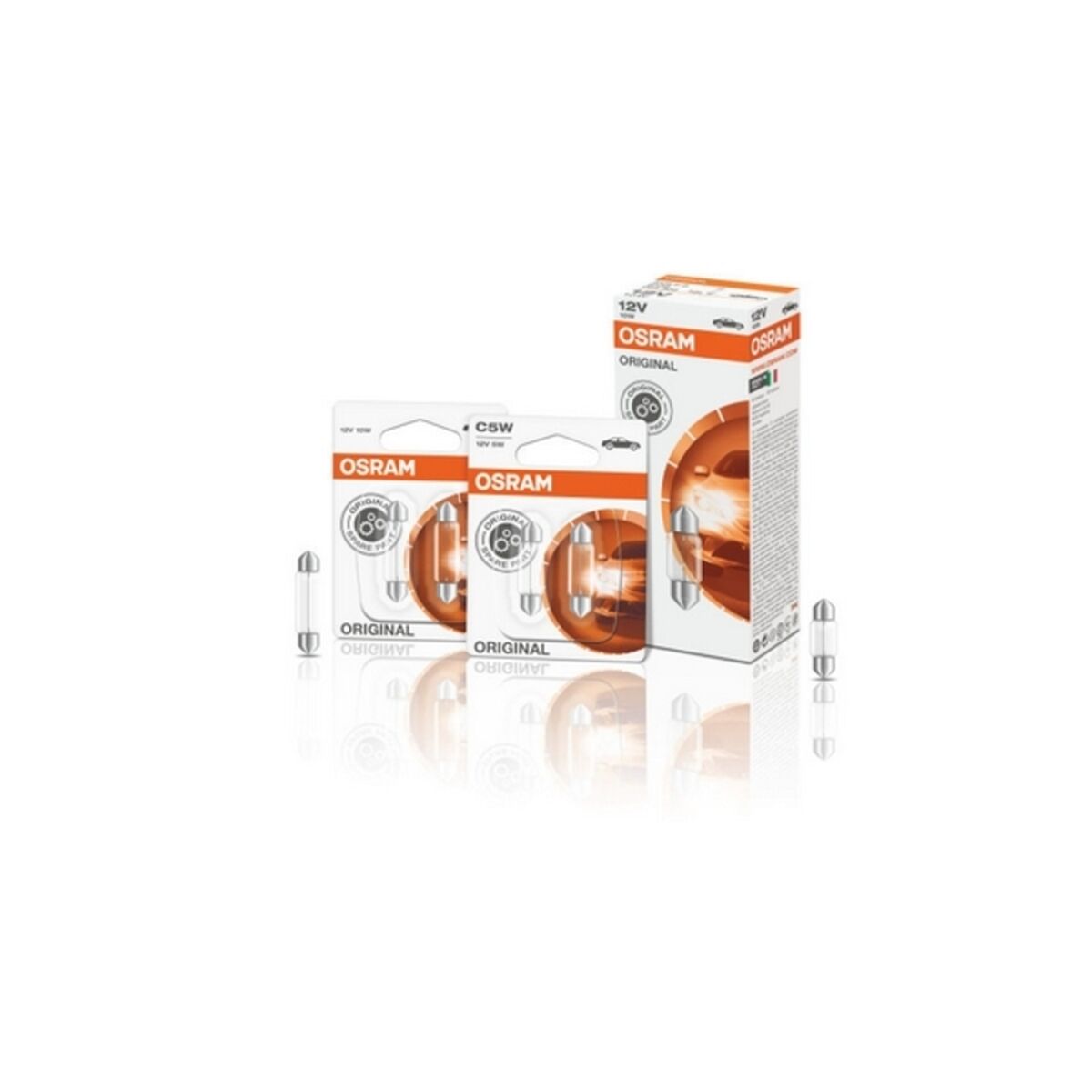 Glödlampa för bil OS6411-02B Osram OS6411-02B C10W 12V 10W - 18