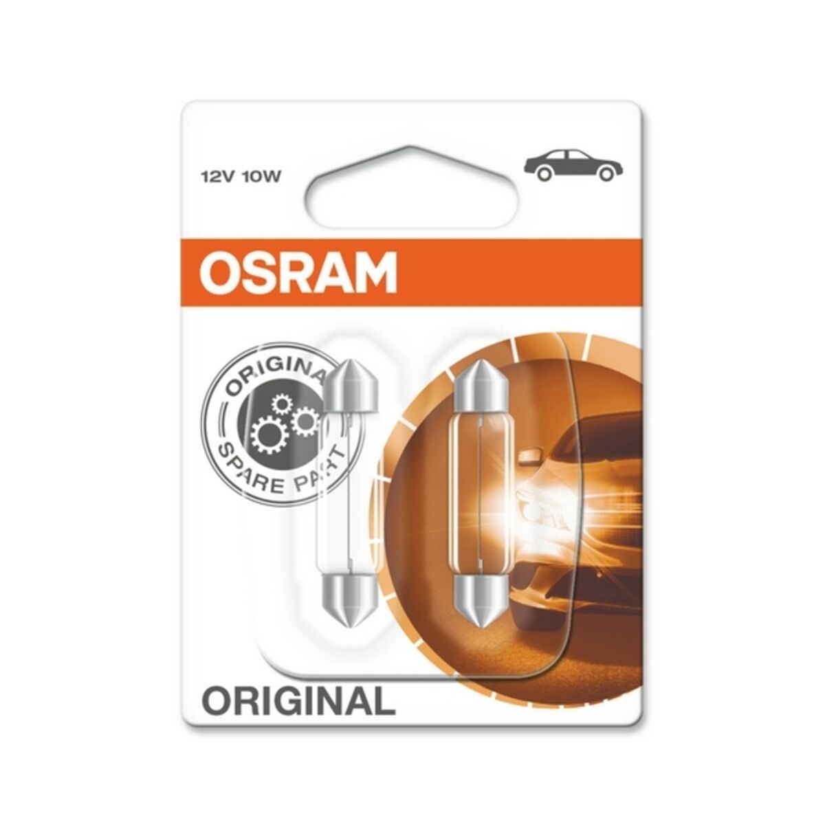 Glödlampa för bil OS6411-02B Osram OS6411-02B C10W 12V 10W - 19