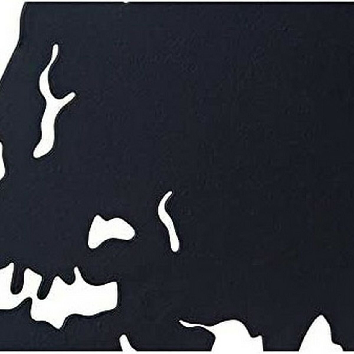 Prydnadsfigur DKD Home Decor Världskarta Svart Koppar Vit 40 x 1 x 40 cm (3 Delar) - 11