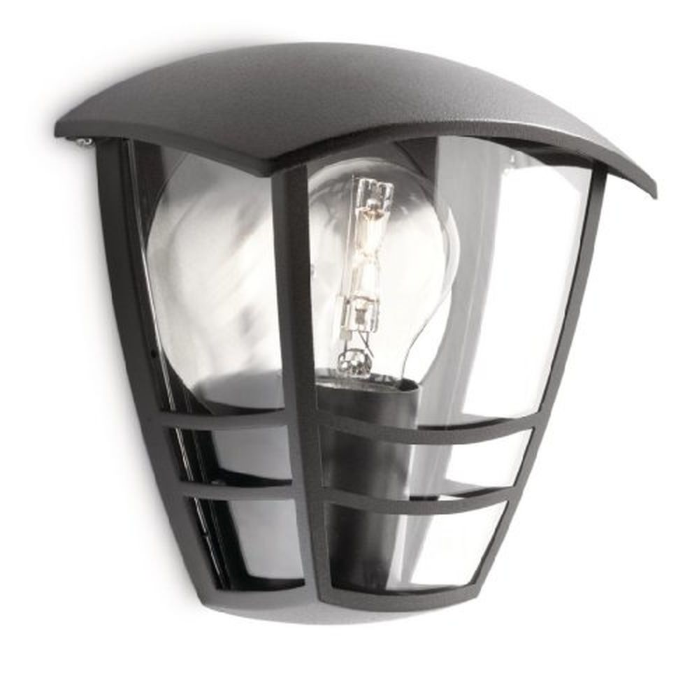 Vägglykta Philips 15387/30/16 Svart Aluminium 60 W E27 - 5