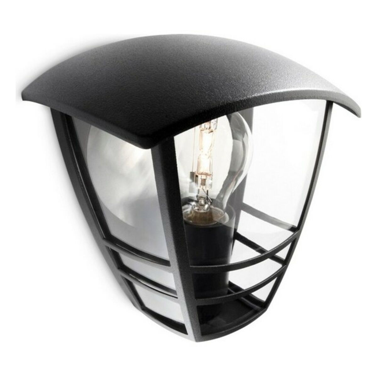 Vägglykta Philips 15387/30/16 Svart Aluminium 60 W E27 - 8