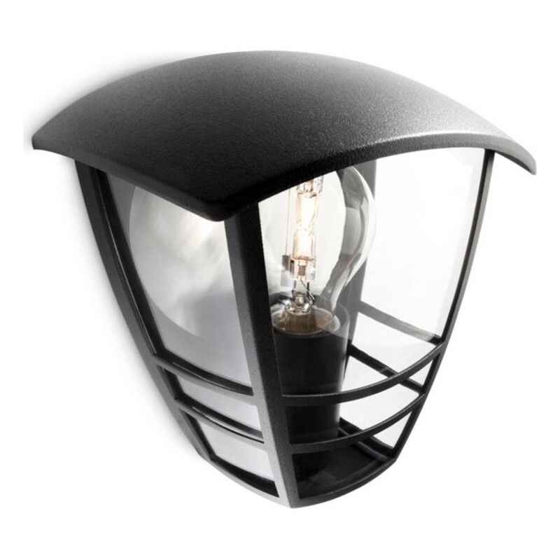Vägglykta Philips 15387/30/16 Svart Aluminium 60 W E27 - 4