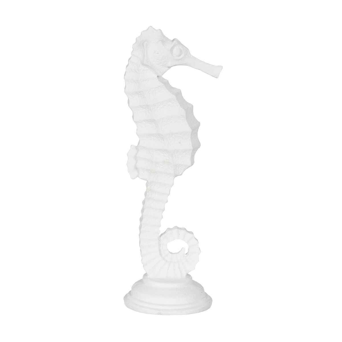 Prydnadsfigur Vit Sjöhäst 11 x 9 x 31 cm - 2