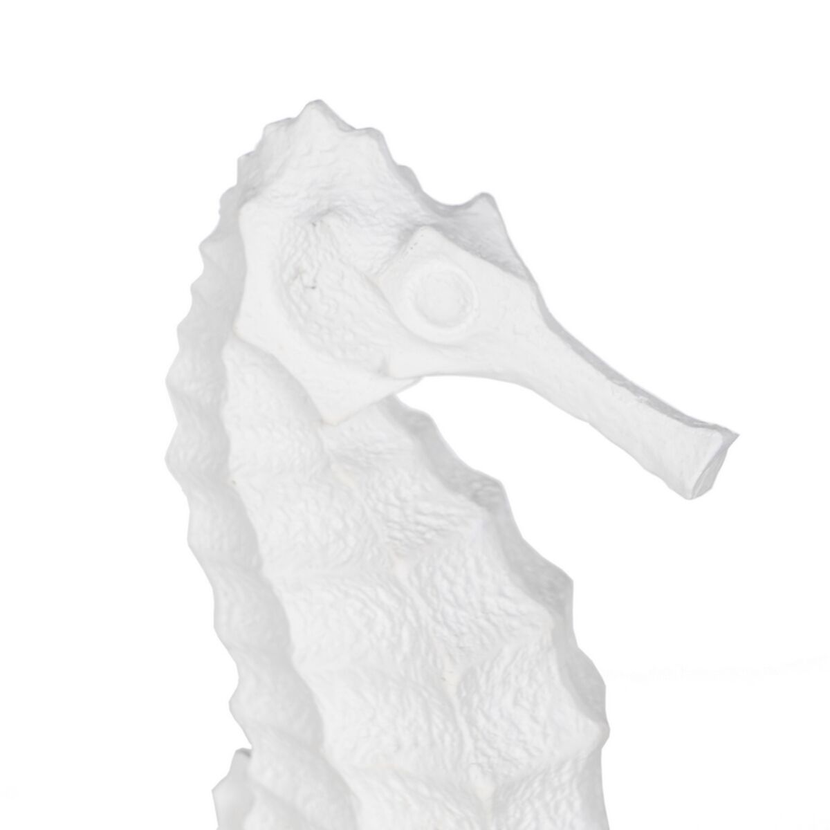 Prydnadsfigur Vit Sjöhäst 11 x 9 x 31 cm - 3