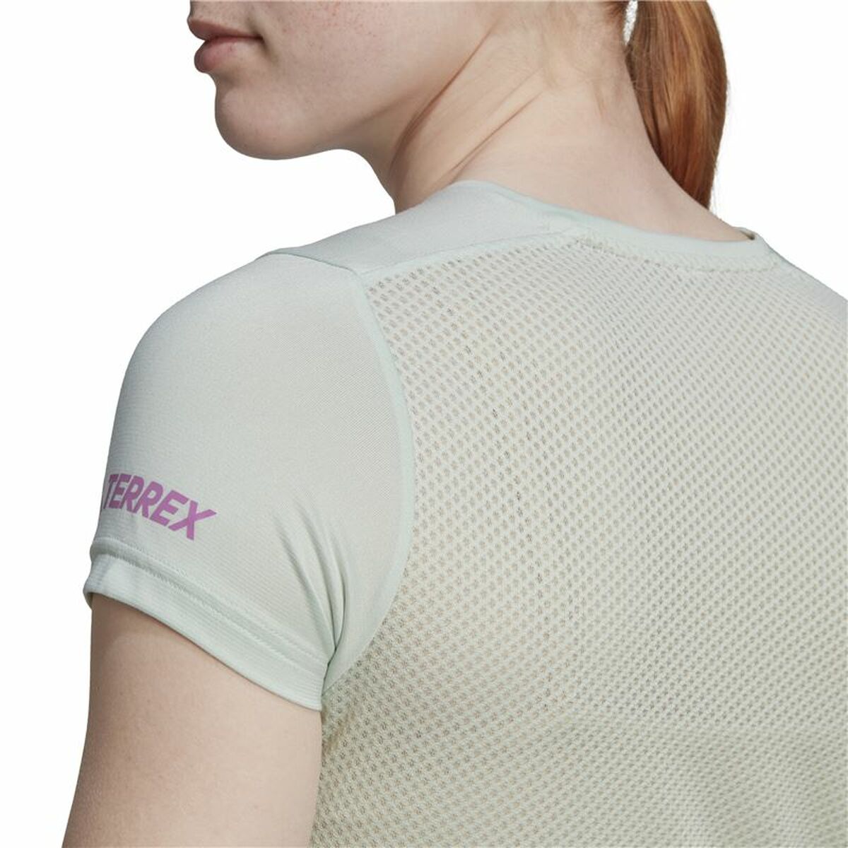 T-shirt med kortärm Dam Adidas Agravic Varmvit - 5