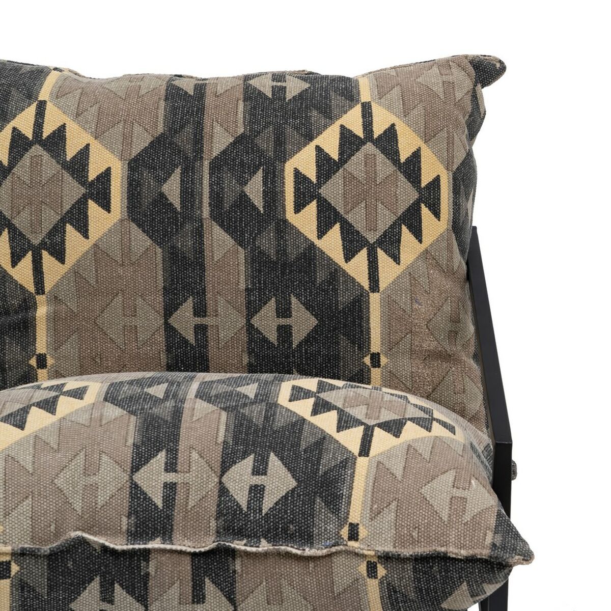 Fåtölj Svart Beige-brun (taupe) 70 x 84 x 86 cm - 6