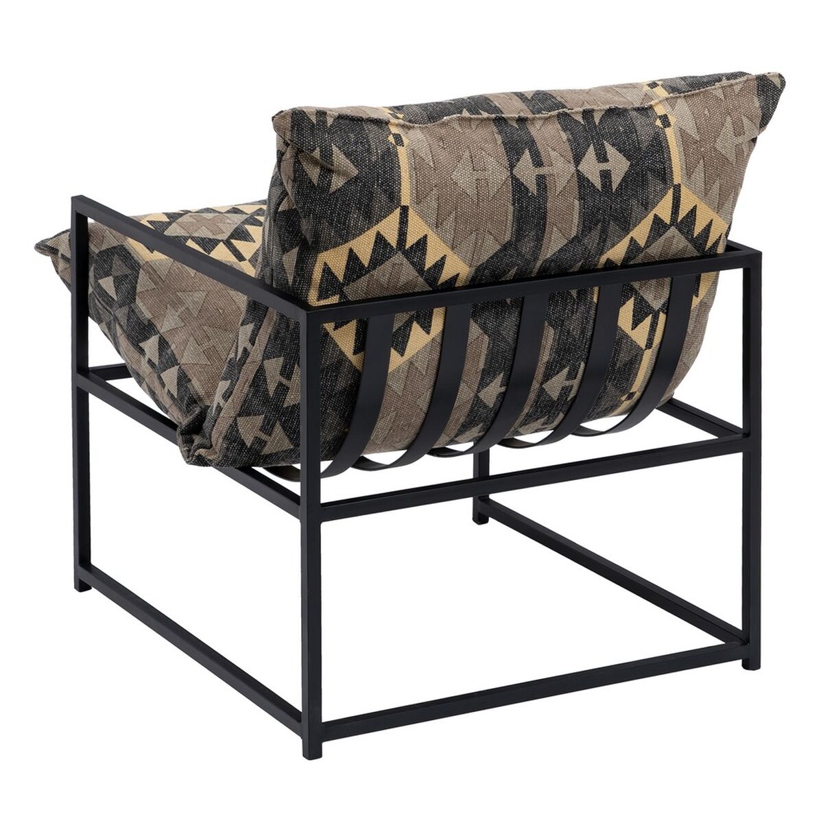 Fåtölj Svart Beige-brun (taupe) 70 x 84 x 86 cm - 4
