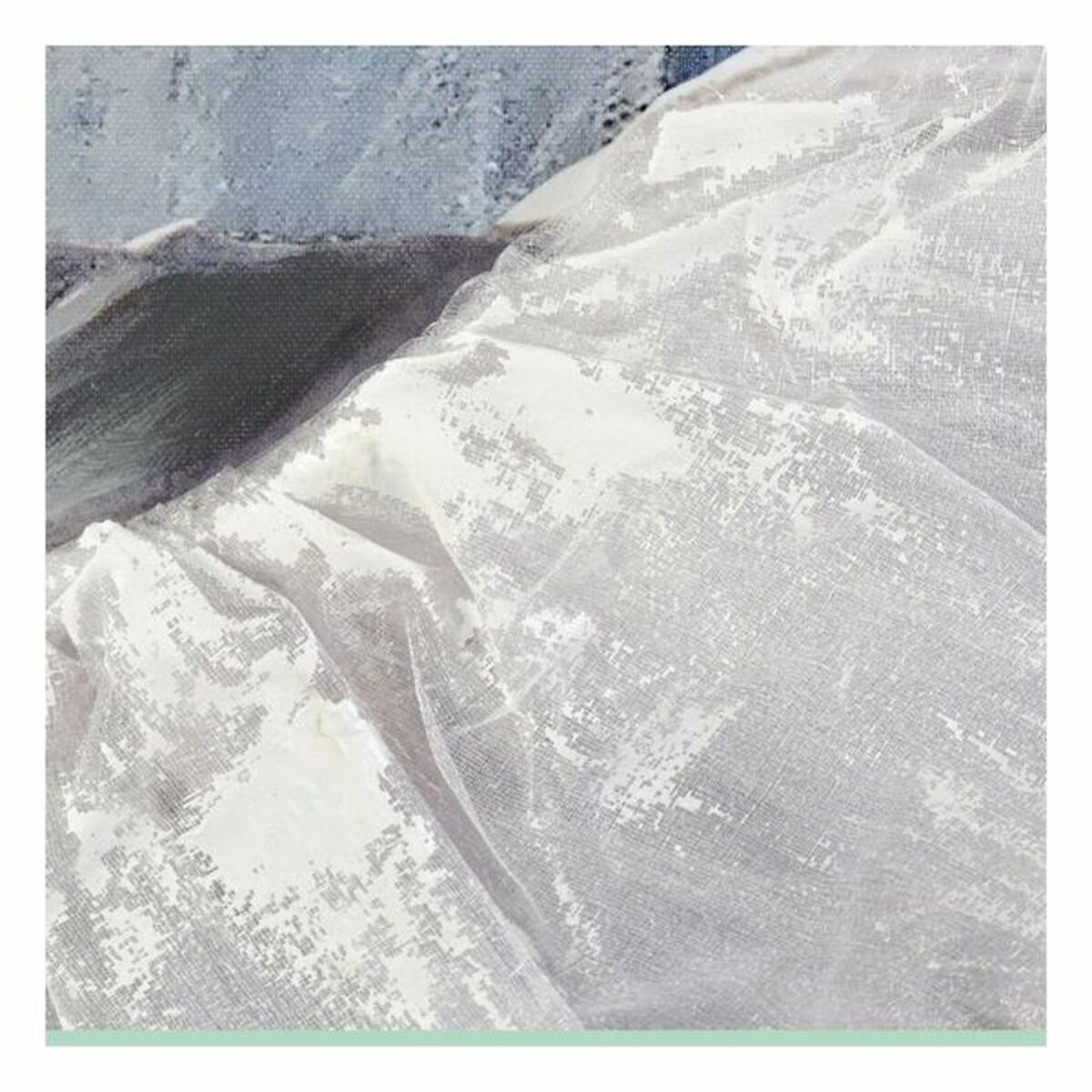 Tavla DKD Home Decor Kanvas Grå Blå Trä Vit (100 x 3 x 100 cm) (2 antal) - 3
