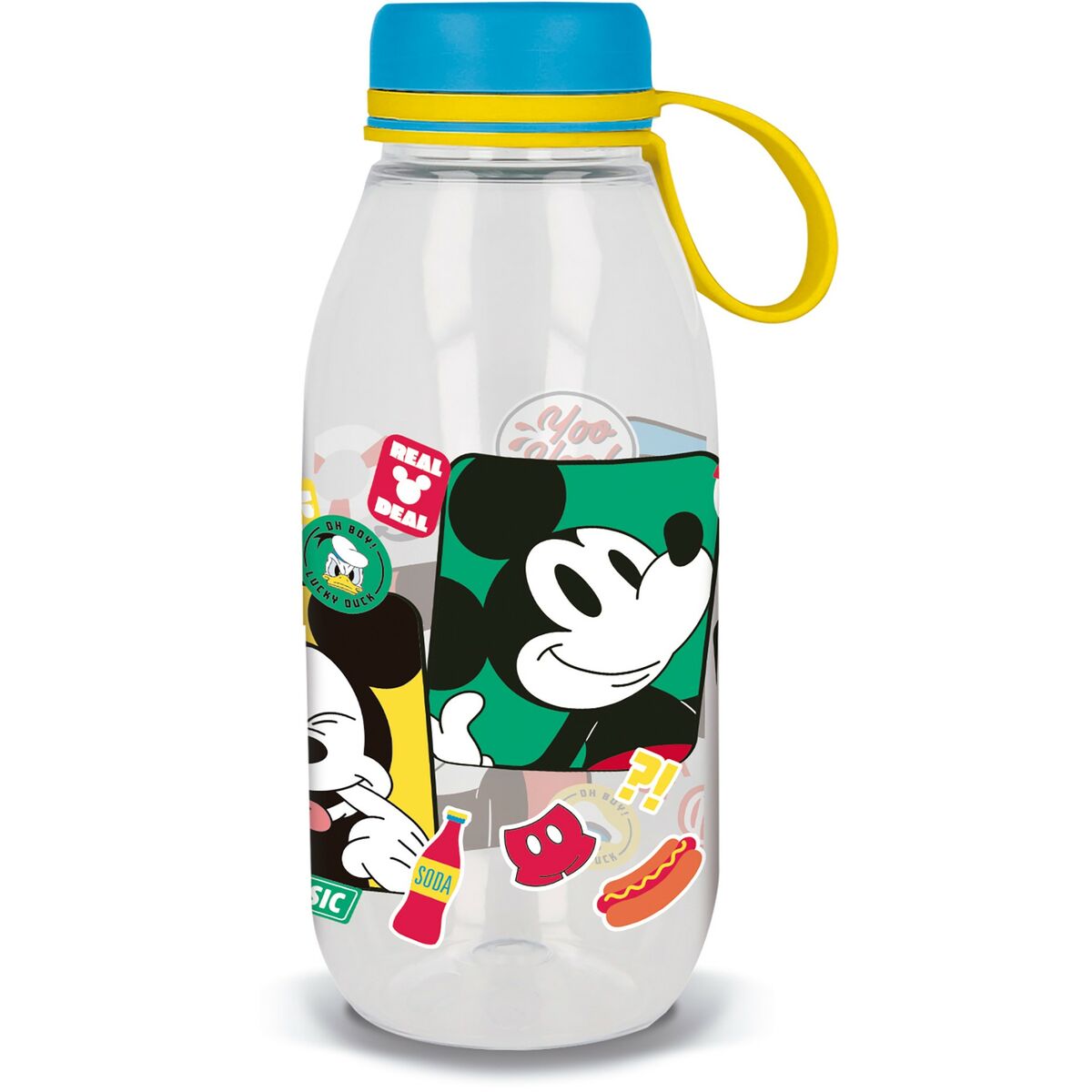 Vattenflaska Mickey Mouse CZ11358 460 ml Blå Silikon