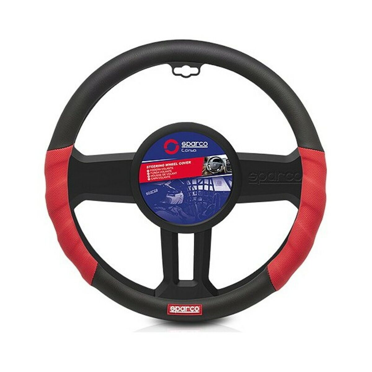 Rattöverdrag Sparco SPC1102L Universal (Ø 36 - 38 cm) - 3