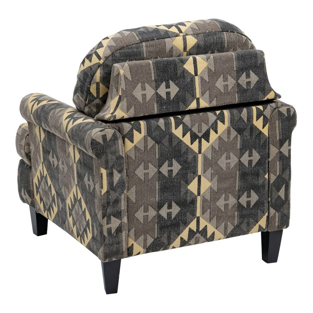 Fåtölj Svart Beige-brun (taupe) 91 x 90 x 95 cm - 4