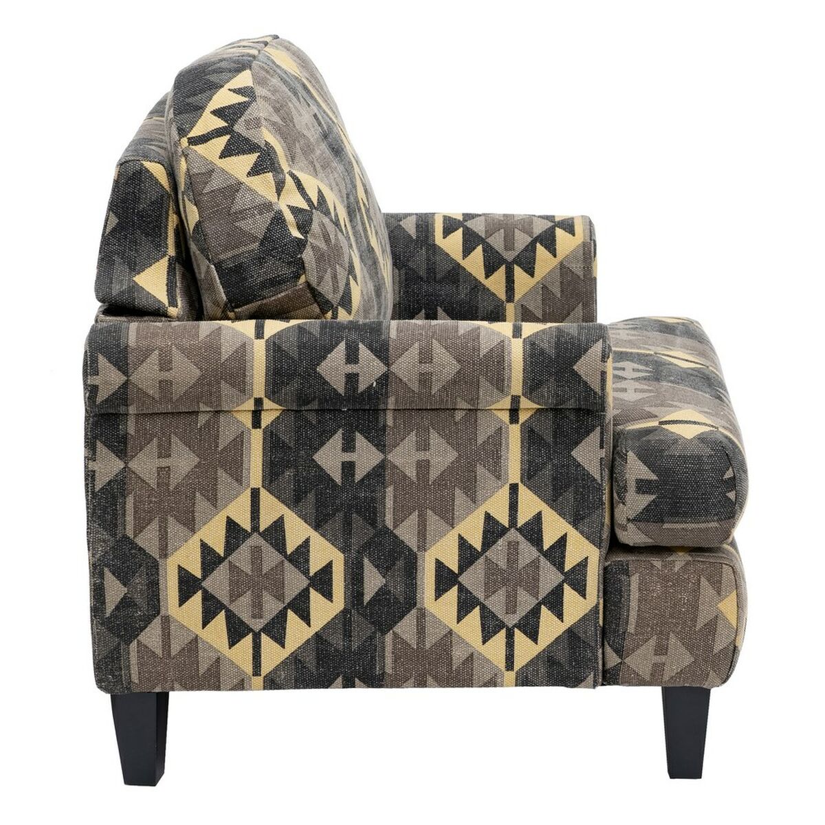 Fåtölj Svart Beige-brun (taupe) 91 x 90 x 95 cm - 3