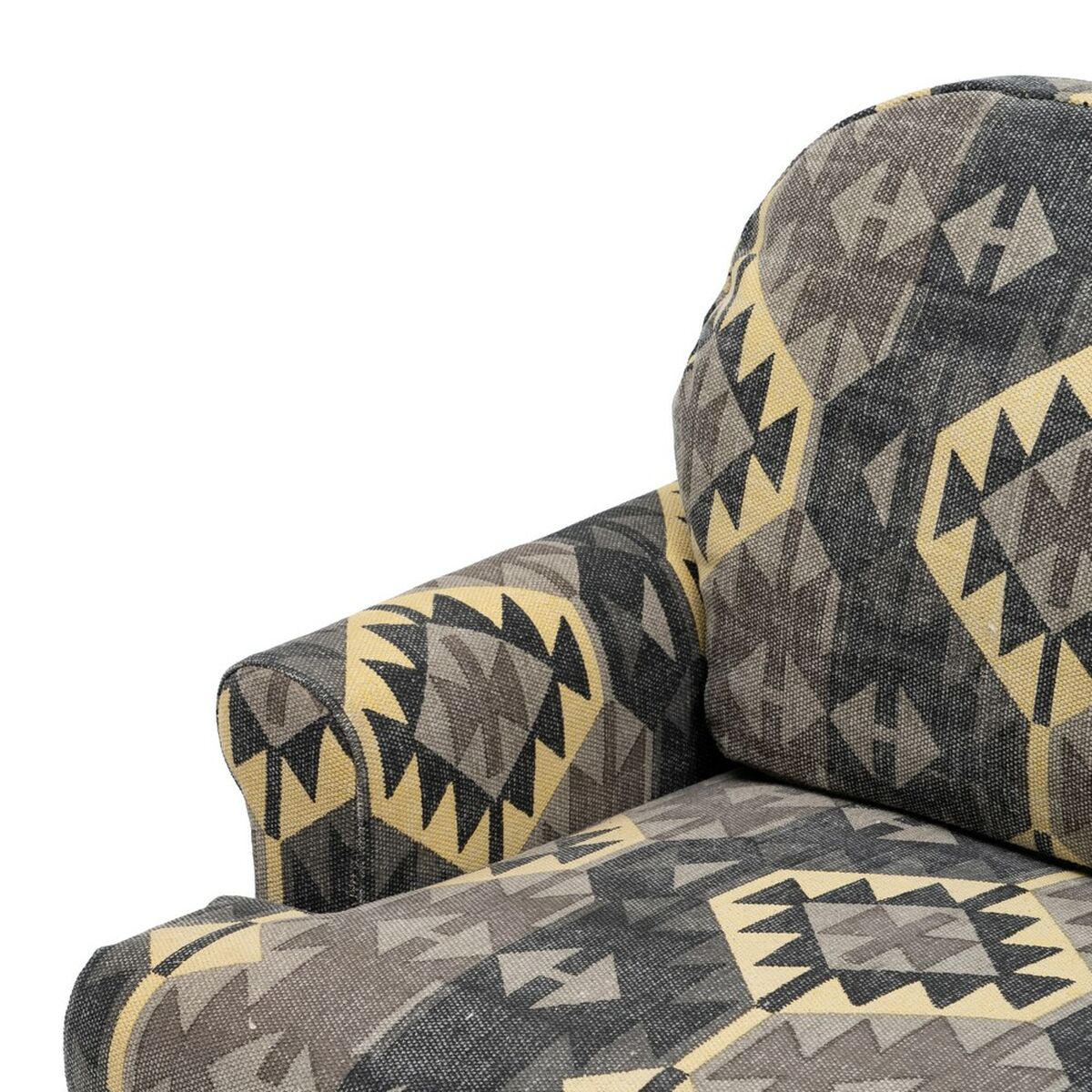 Fåtölj Svart Beige-brun (taupe) 91 x 90 x 95 cm - 6