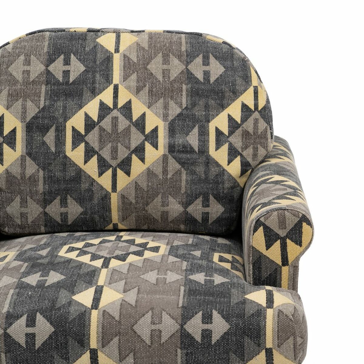 Fåtölj Svart Beige-brun (taupe) 91 x 90 x 95 cm - 5