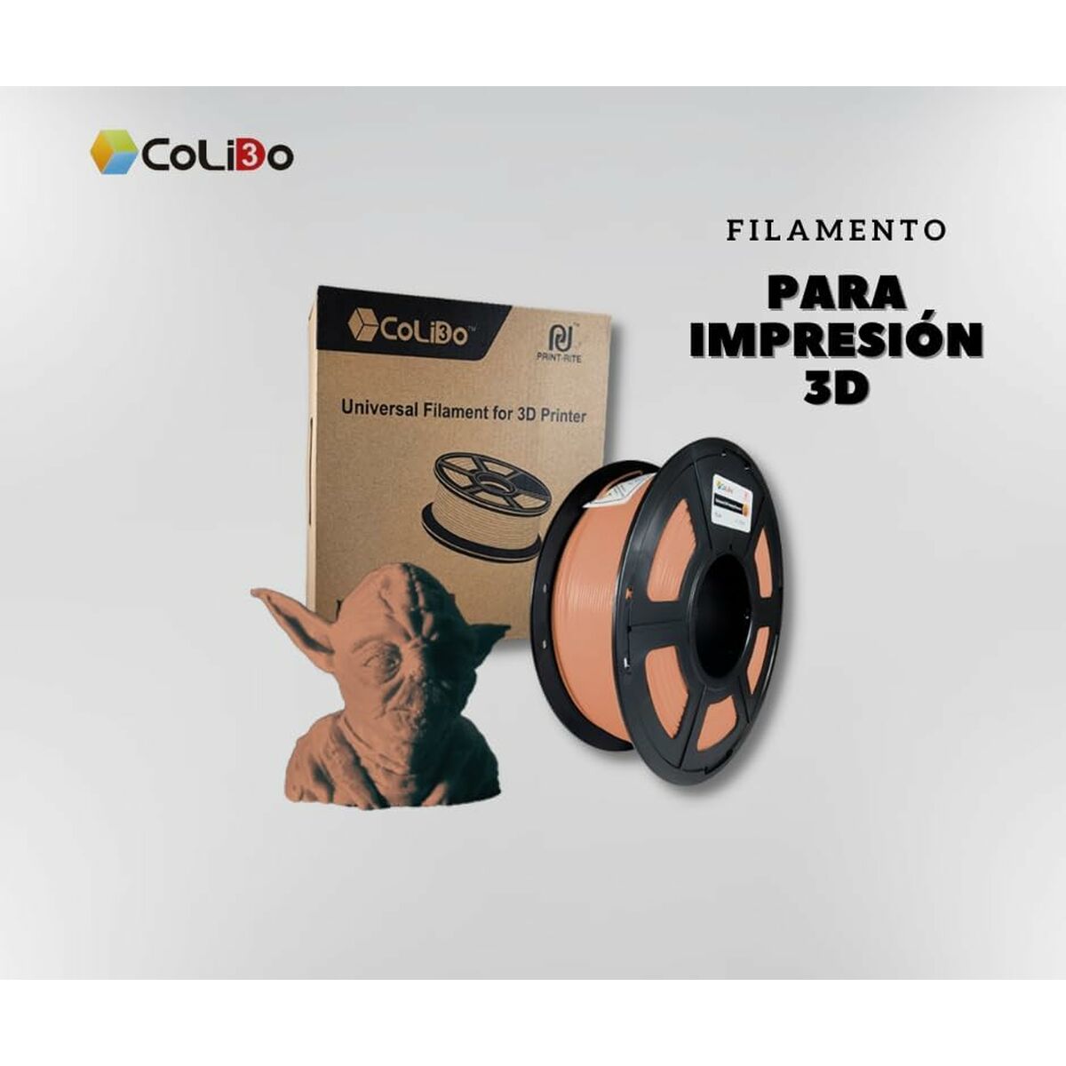 Filamentrulle CoLiDo Brun Ø 1,75 mm - 3