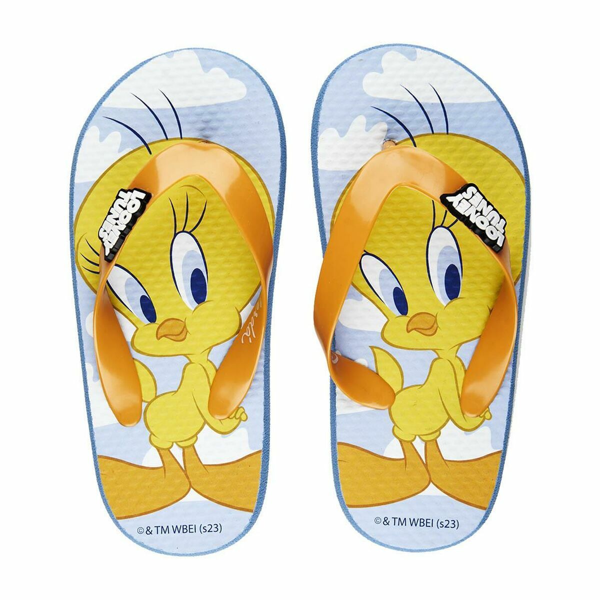 Strandtofflor för barn Looney Tunes Blå