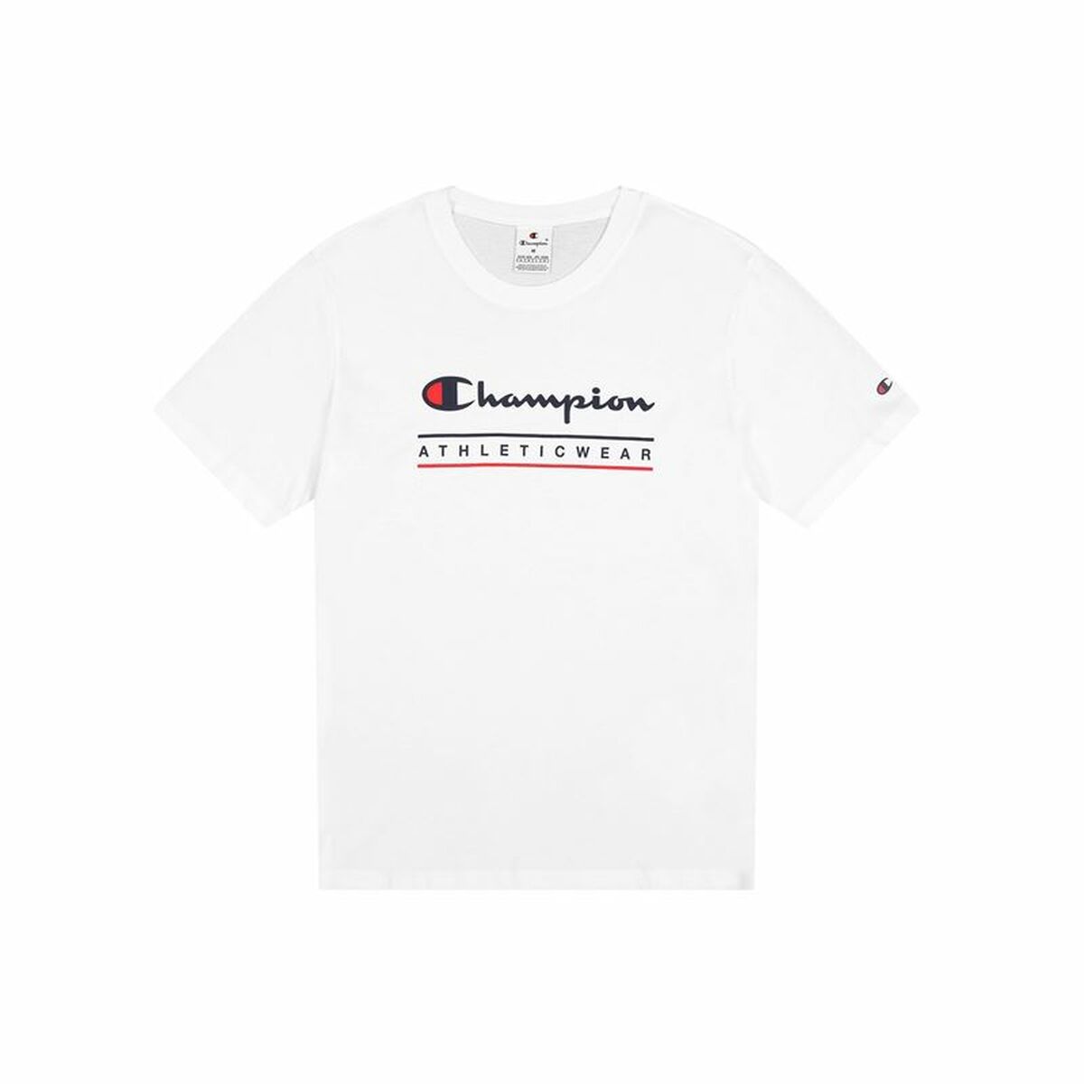 T-shirt med kortärm Herr Champion Champion SS Vit