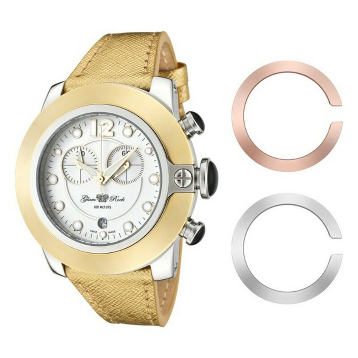 Damklocka Glam Rock gr32105 (Ø 44 mm) - 6