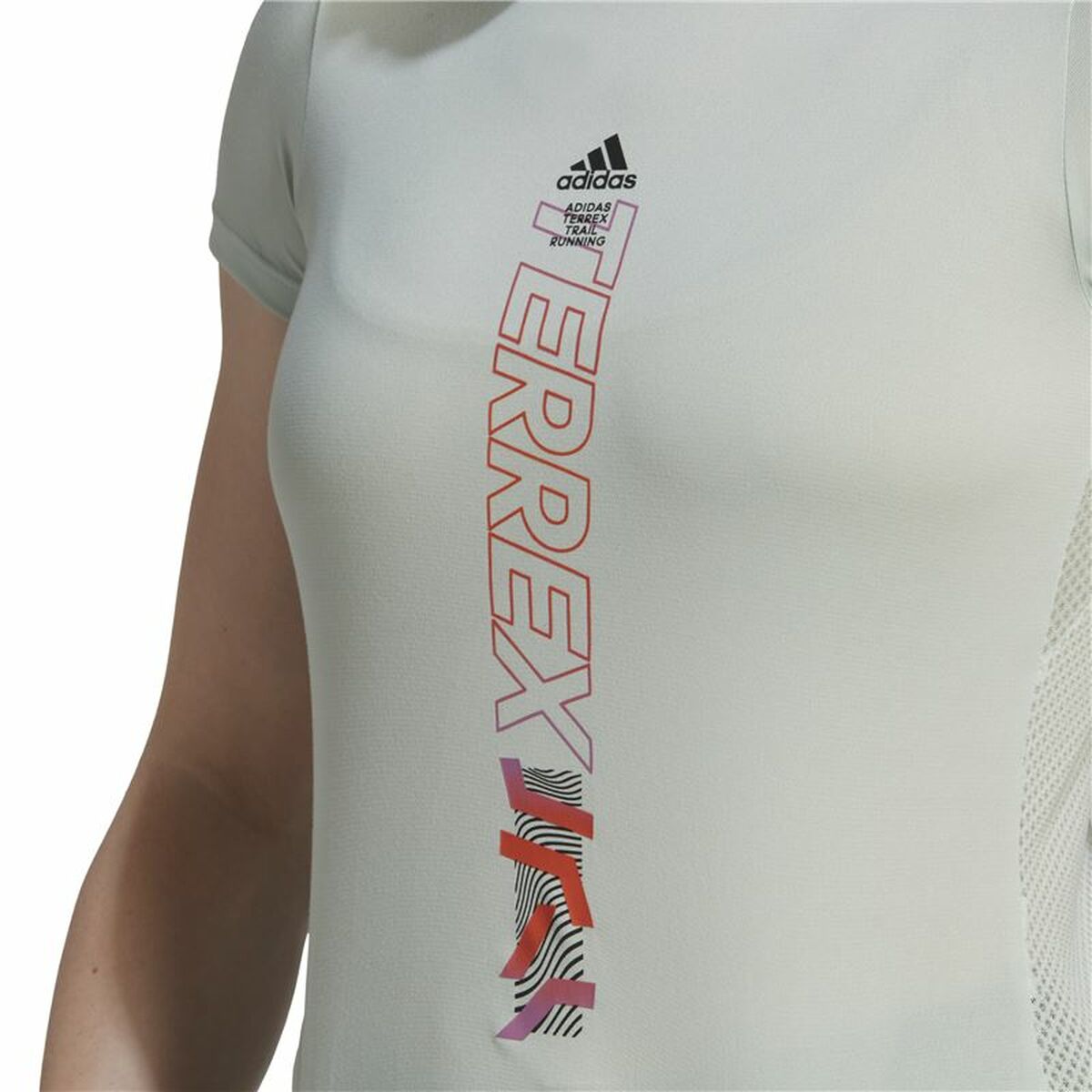 T-shirt med kortärm Dam Adidas Agravic Varmvit - 6