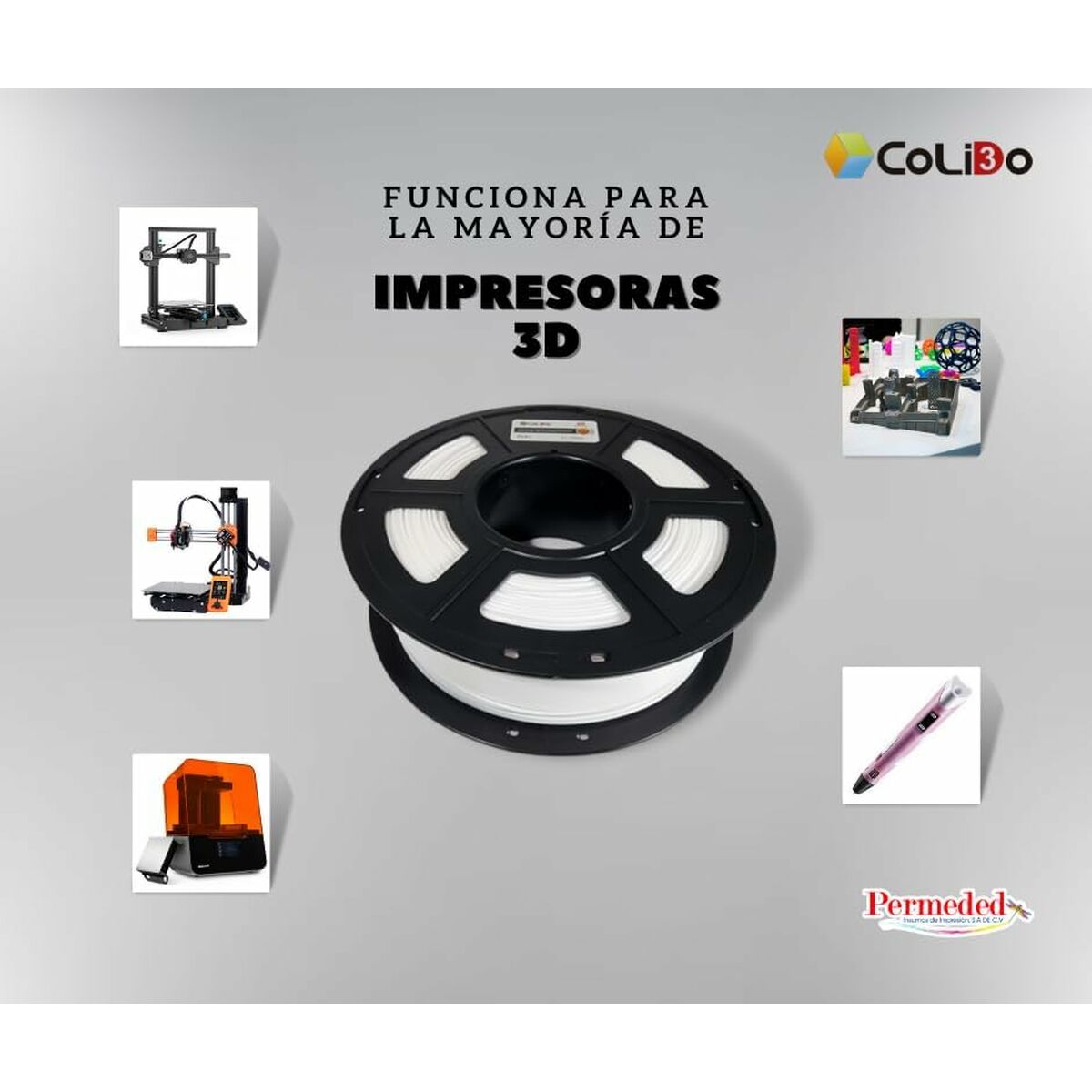 Filamentrulle CoLiDo COL3D-LCD164O Orange - 6