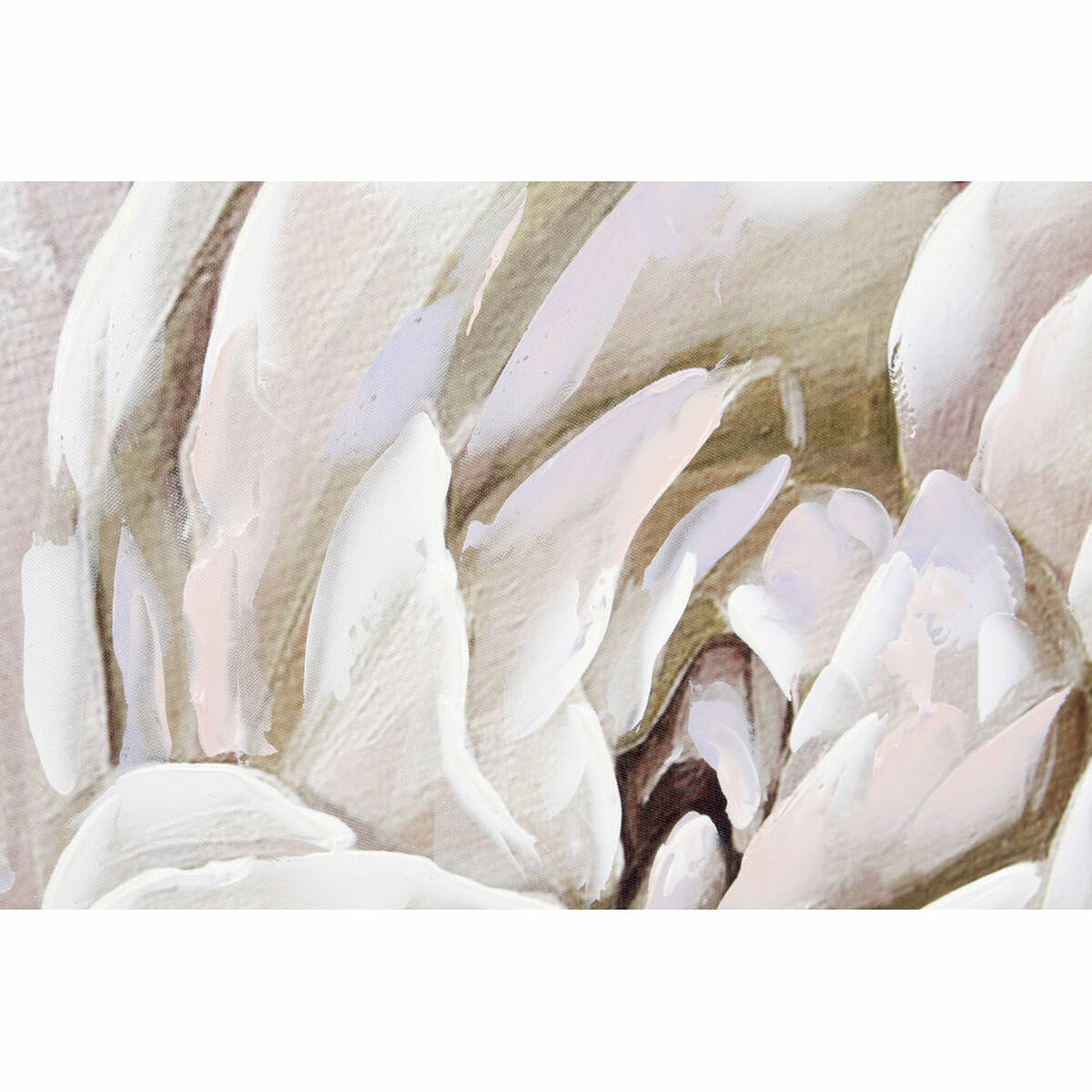 Kanvas DKD Home Decor Kanvas Trä MDF 80 x 3 x 80 cm Blomster - 3