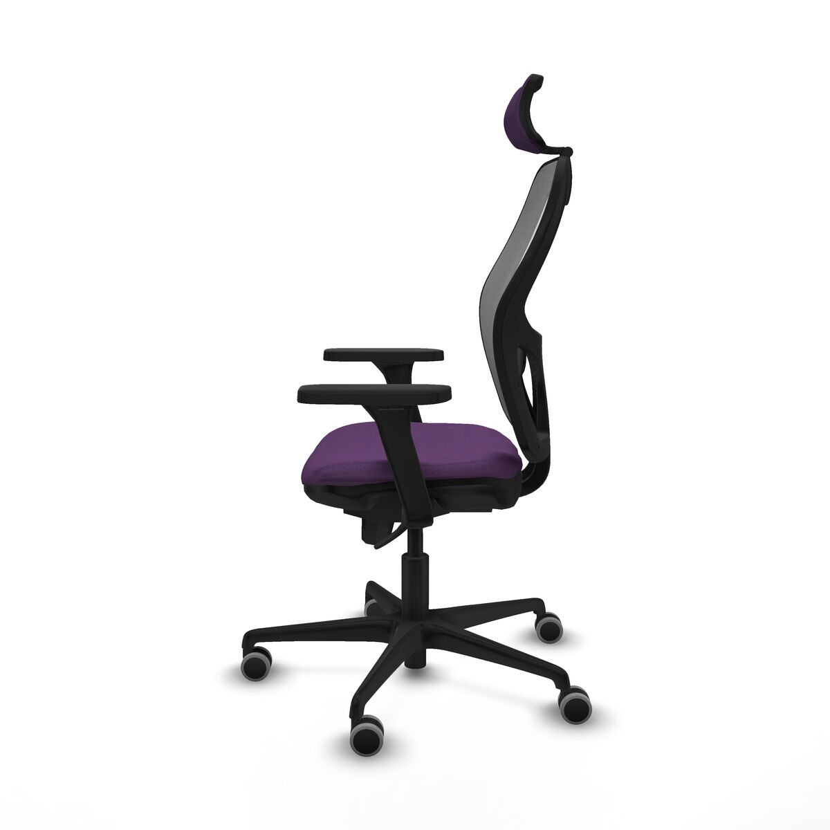 Kontorsstol med nackstöd Piqueras y Crespo 3D036G2 Purpur - 3