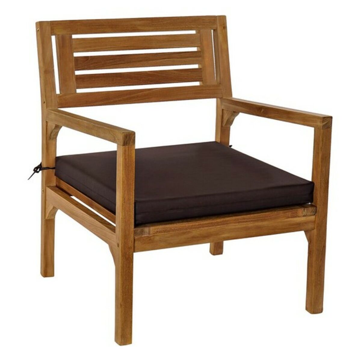 Set med bord och 3 fåtöljer DKD Home Decor Teak 127 x 72 x 88 cm (4 pcs) - 17