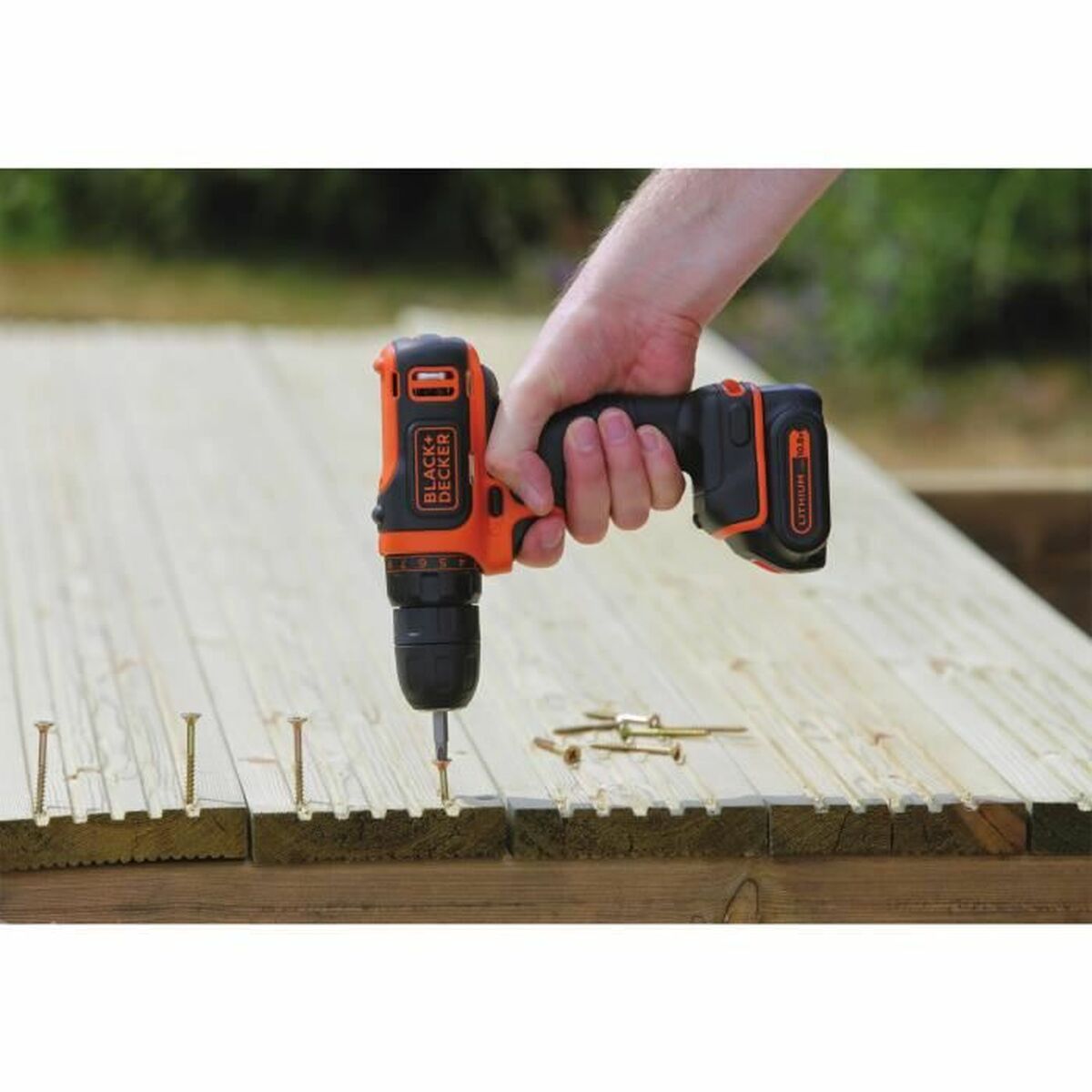 Elektrisk skruvmejsel Black & Decker BDCDD12KB-QW - 9