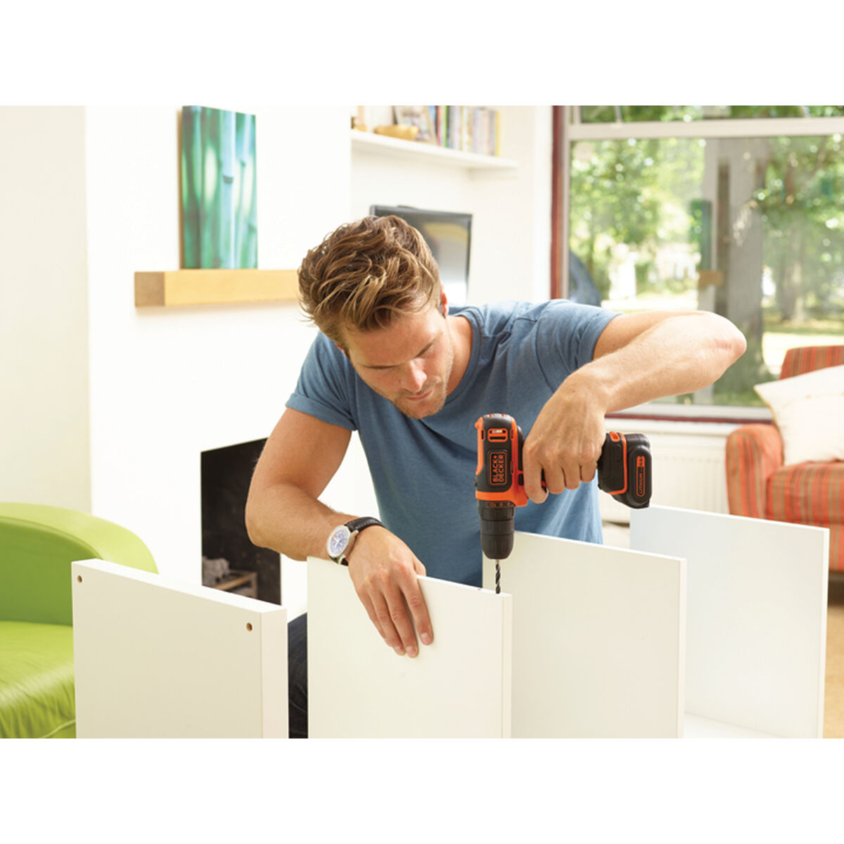 Elektrisk skruvmejsel Black & Decker BDCDD12KB-QW - 8