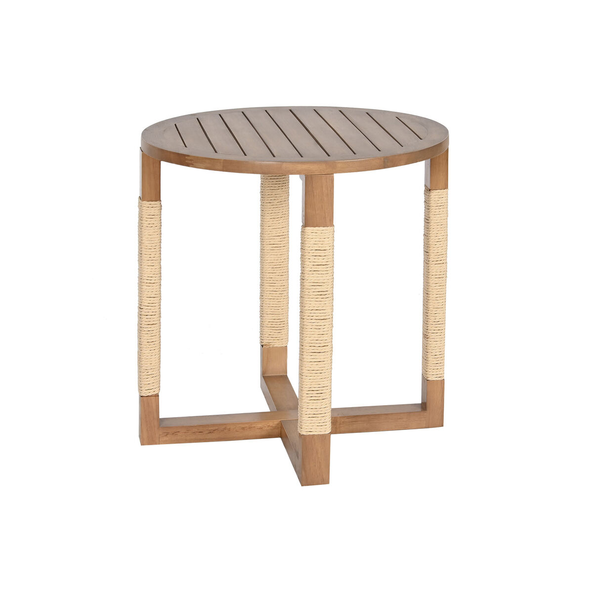 Sidobord Home ESPRIT Naturell Gran Trä MDF 48 x 48 x 50,5 cm - 4