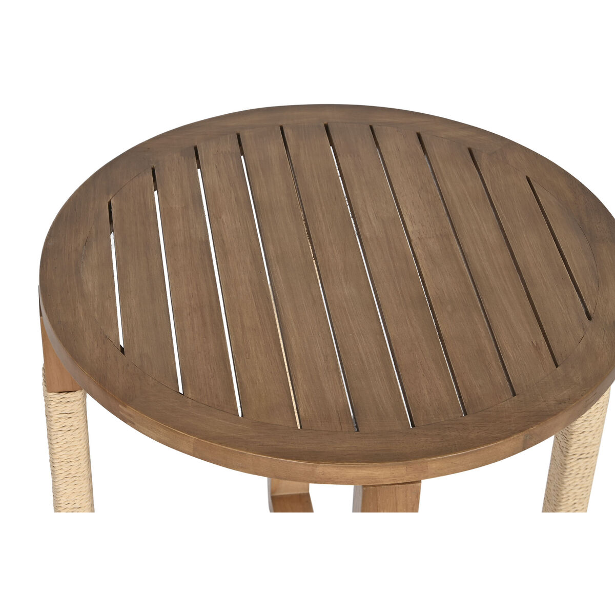 Sidobord Home ESPRIT Naturell Gran Trä MDF 48 x 48 x 50,5 cm - 2