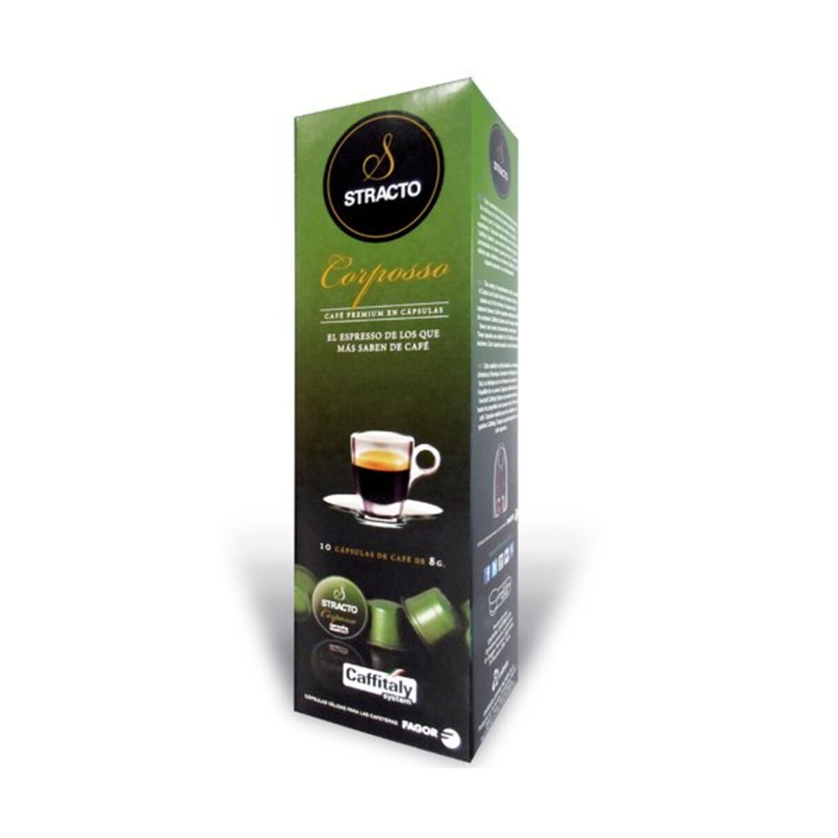 Kaffekapslar Stracto 80583 Corposso (80 uds) - 2