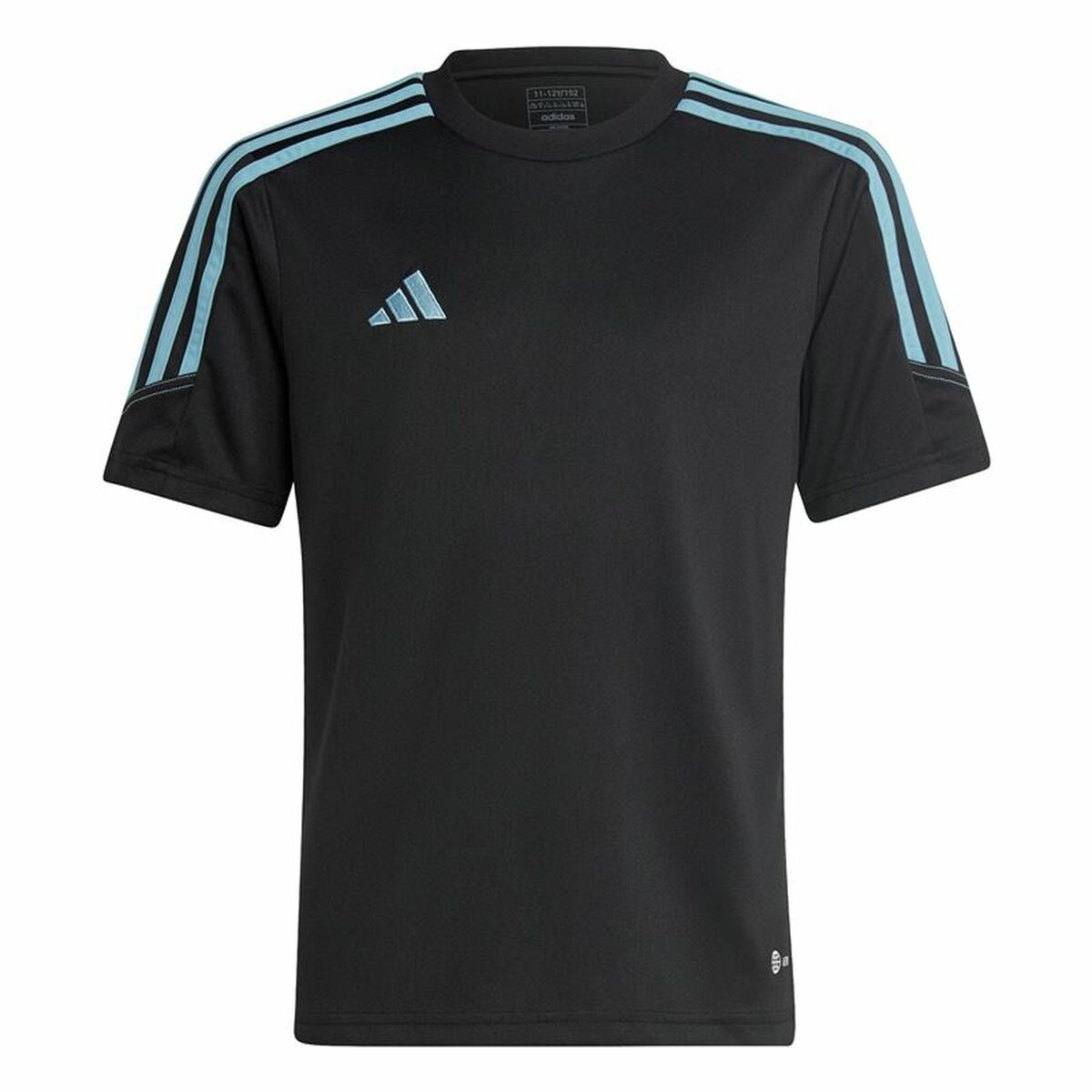 Barn T-shirt med kortärm Adidas Tiro 23 Svart