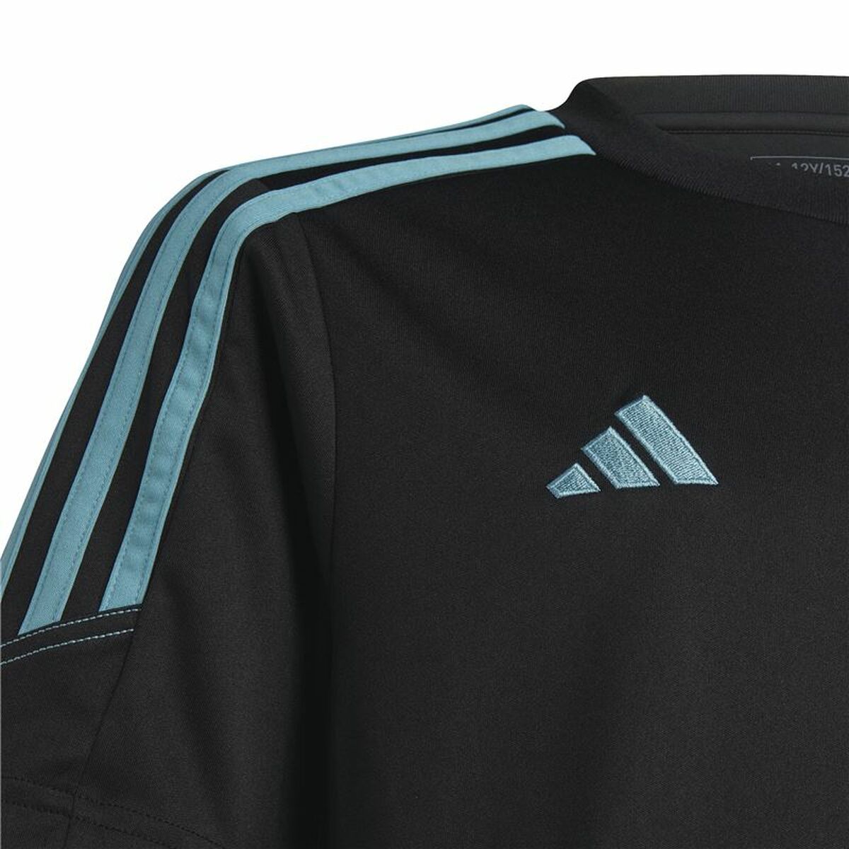 Barn T-shirt med kortärm Adidas Tiro 23 Svart - 3