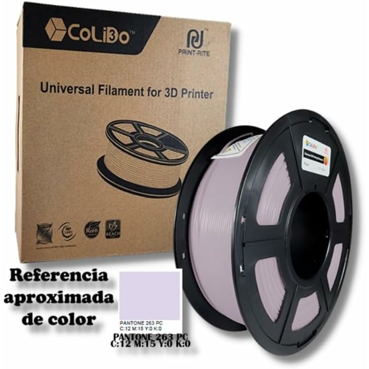 Filamentrulle CoLiDo Violett 1 kg 1,75 mm - 2
