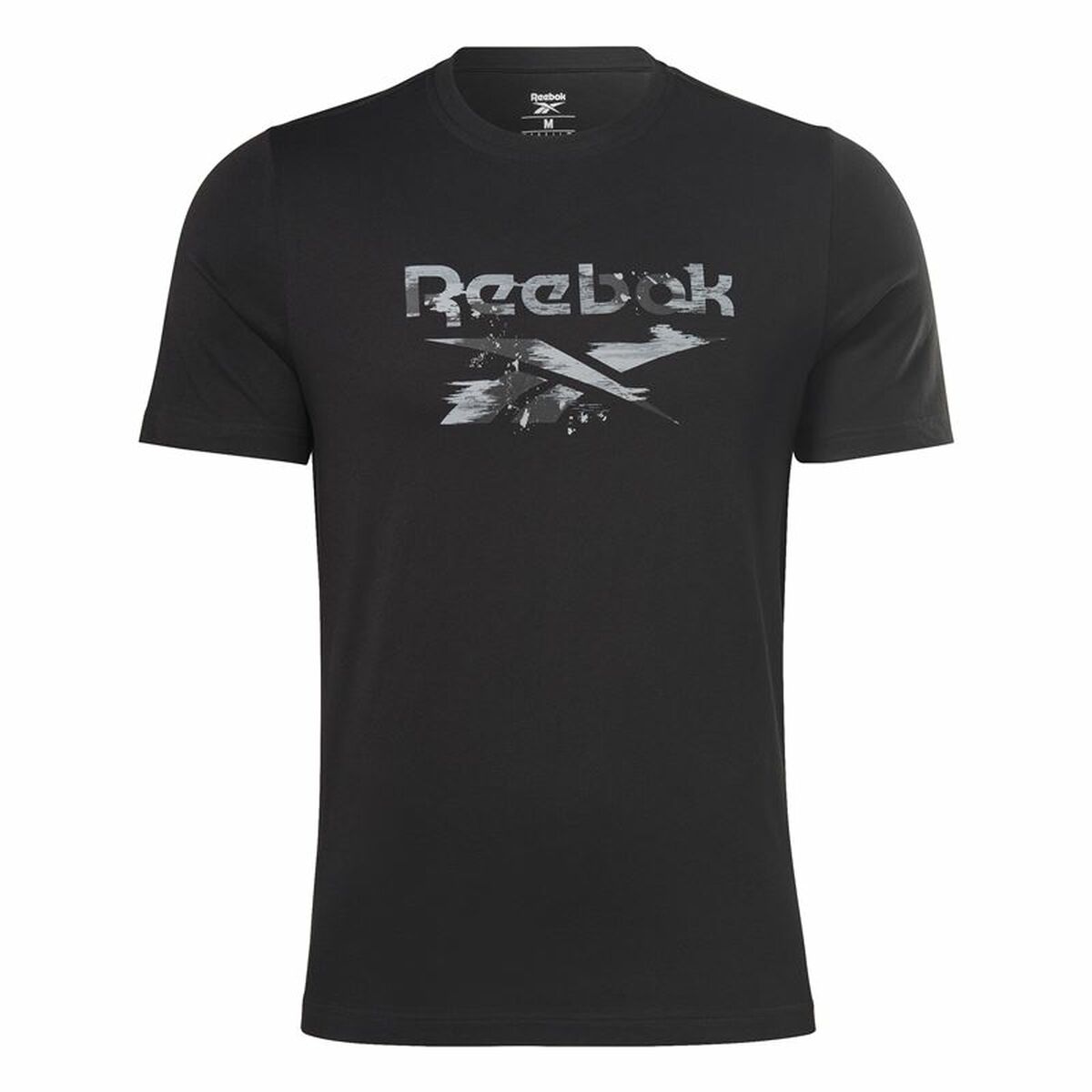 T-shirt med kortärm Herr Reebok Indentity Modern Camo Svart Kamouflage