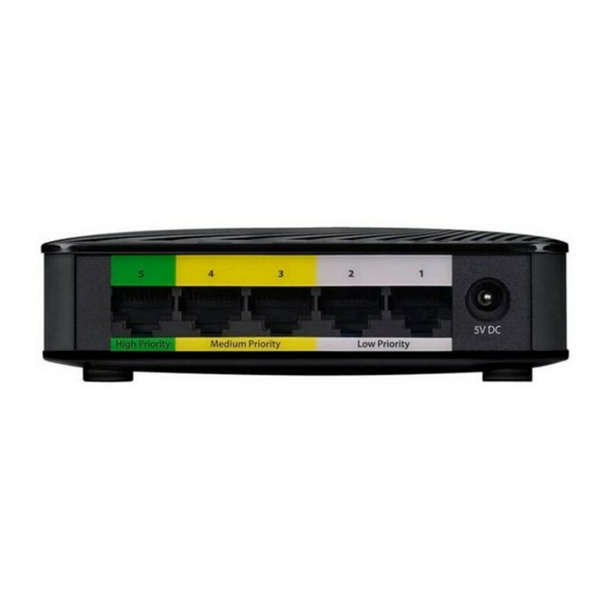 Skrivbords omkopplare ZyXEL GS-105SV2 LAN Svart