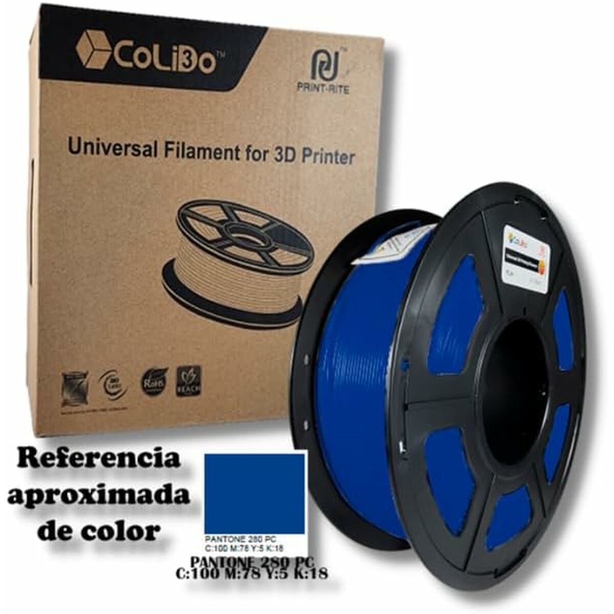 Filamentrulle CoLiDo Blå 1,75 mm - 2