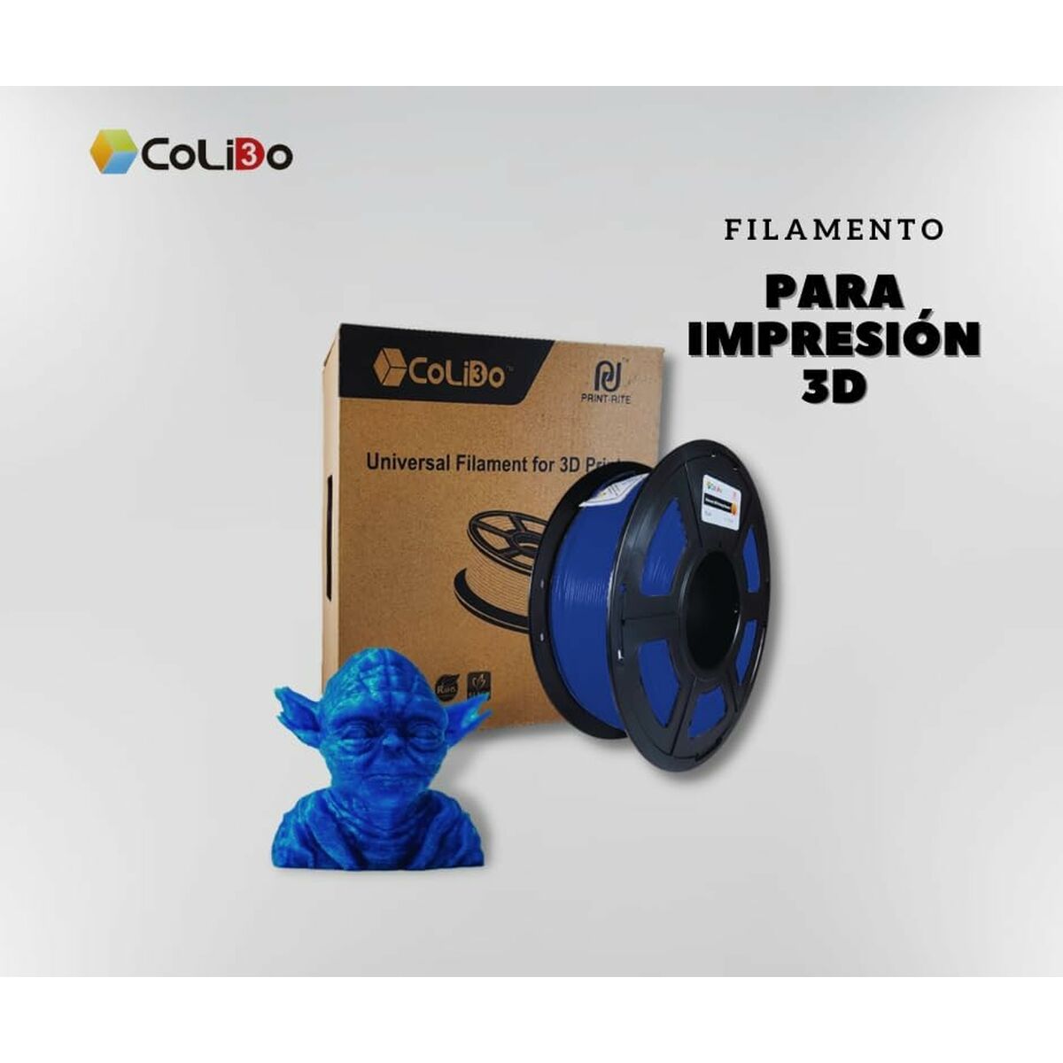 Filamentrulle CoLiDo Blå 1,75 mm - 3