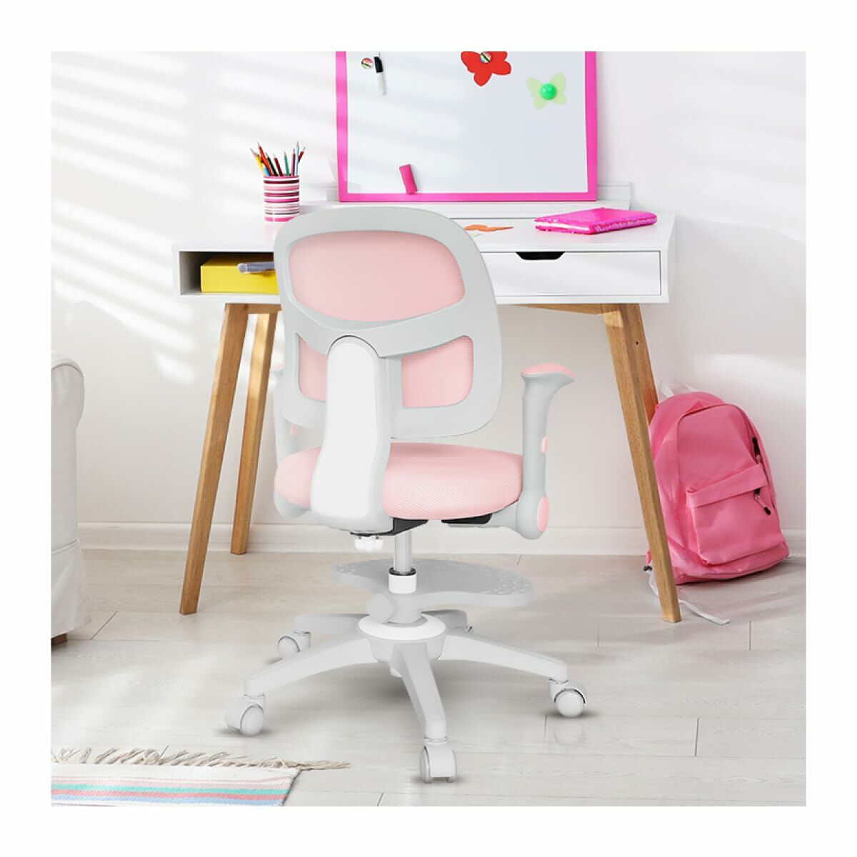 Kontorsstol Mark Adler MA-JUNIOR 5.0 PINK Rosa - 2