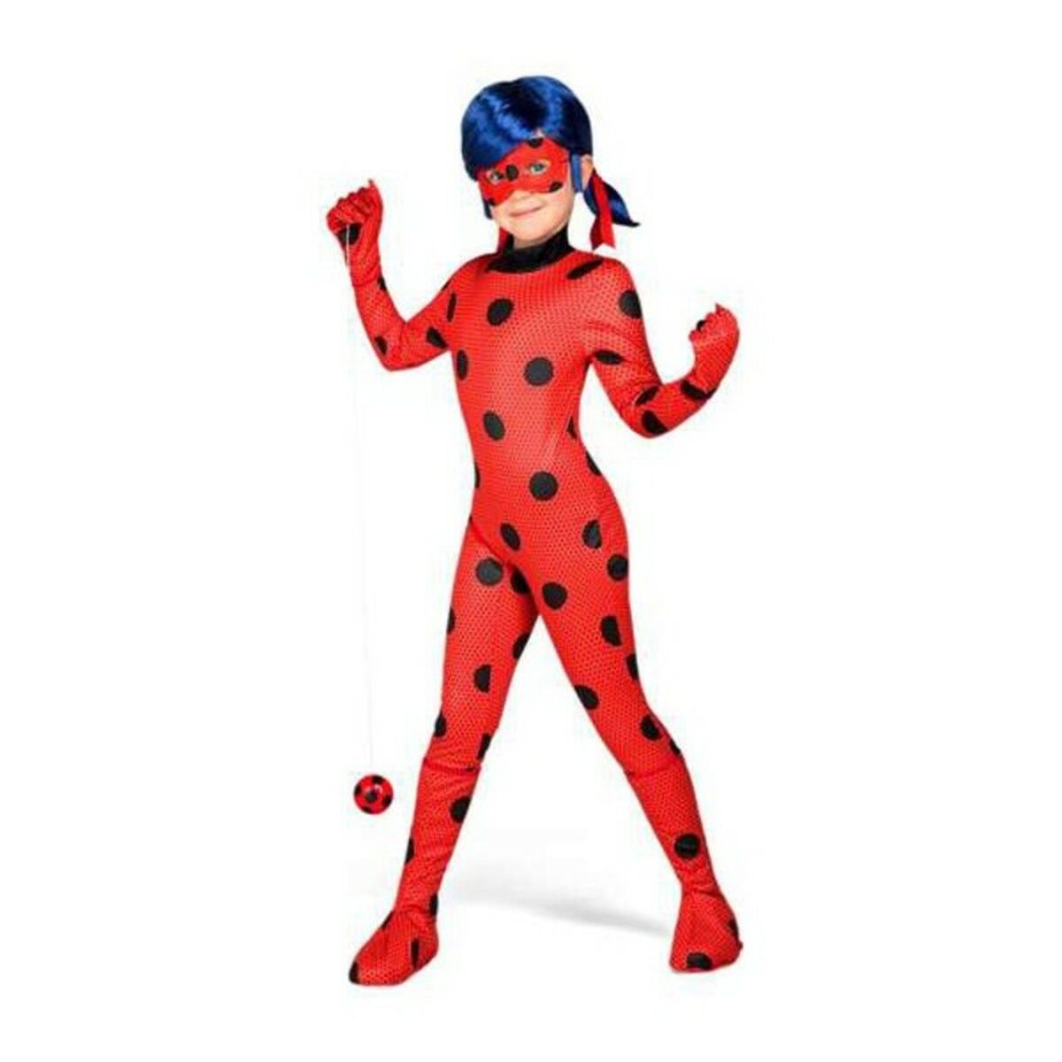 Maskeraddräkt för barn 231159 LadyBug 9–11 år - 5
