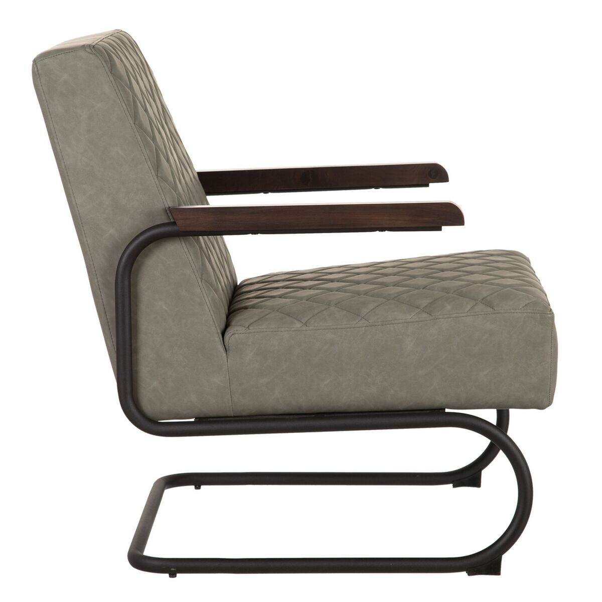 Fåtölj Svart Grön 61 x 70 x 85 cm - 3
