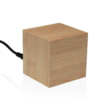 Väckarklocka Versa Trä MDF Minimalistisk 6,4 x 6,3 x 6,4 cm
